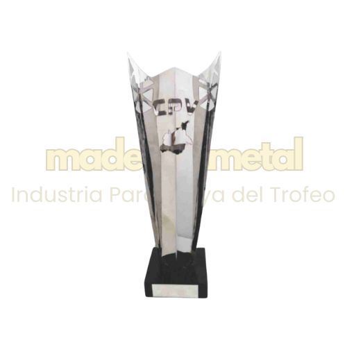 Imagen de Trofeo con estructura de acero inoxidable noble - M1.5401 